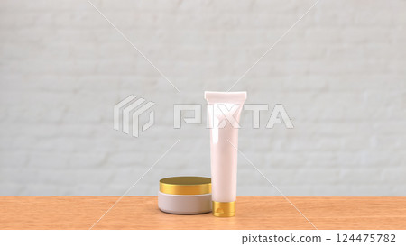 The Cosmetic product for Beauty concept 3d Rendering. 124475782