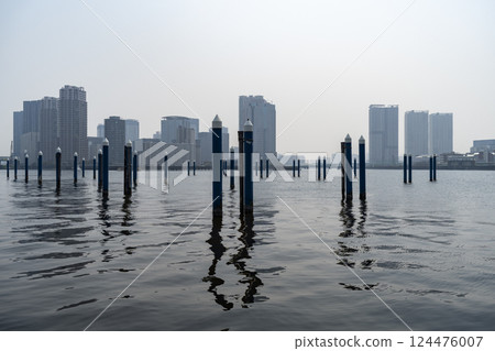 隅田川和晴海運河沿岸的風景 124476007