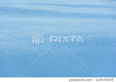 Winter background, full-frame with deep snow in the Bavarian Alps, Germany 124476084