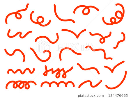 Various line variation set Various line variation set 124476665