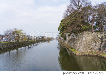 Hikone Castle Moat Hikone Castle Moat 124476778