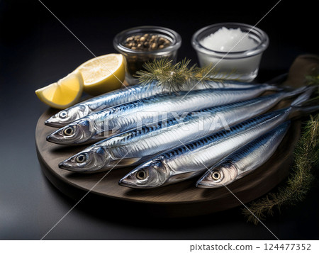 沙丁魚-鮮魚系列 124477352