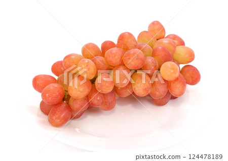 Kaiji Grapes, Grapes, Yamanashi Prefecture, Red Grapes, Light Background 124478189