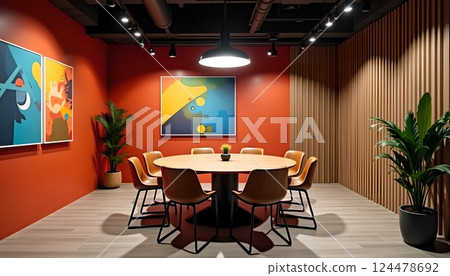 Stylish meeting room/lounge Stylish meeting room/lounge 124478692