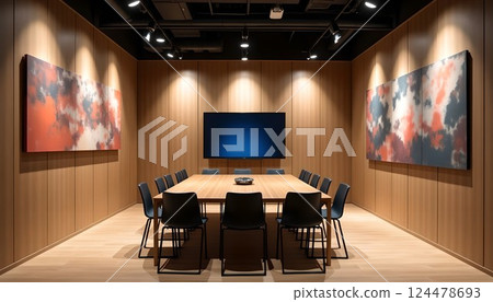 Stylish meeting room/lounge Stylish meeting room/lounge 124478693