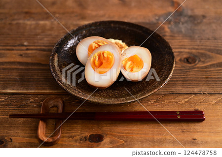 調味雞蛋 124478758