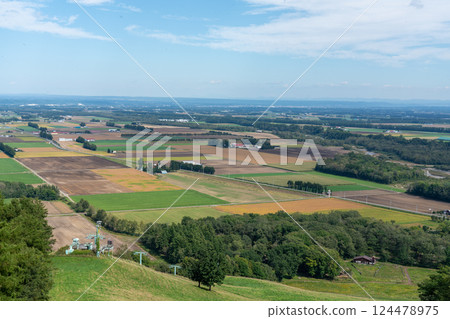 北海道新嵐山空中公園的風景 北海道新嵐山空中公園的風景 124478975