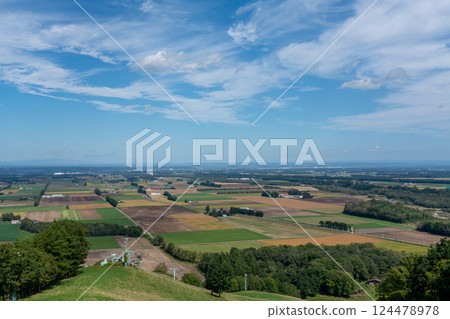 Scenery of Shin-Arashiyama Sky Park in Hokkaido 124478978