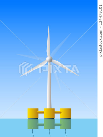 浮式海上風力發電 124479101