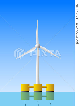 浮式海上風力發電 浮式海上風力發電 124479102