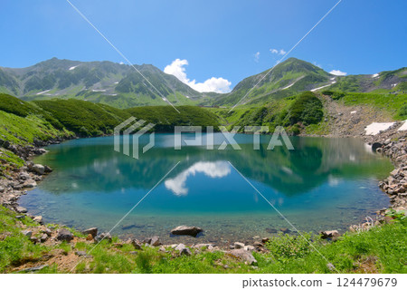 Mikuri池塘和立山 124479679