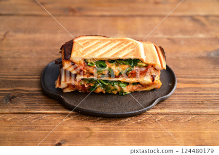 肉醬熱三明治 124480179