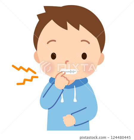 有咬指甲習慣的兒童:發展障礙 有咬指甲習慣的兒童:發展障礙 124480445