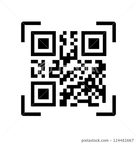QR Code A Digital Square Matrix Barcode for Scanning and Information QR Code A Digital Square Matrix Barcode for Scanning and Information 124481667