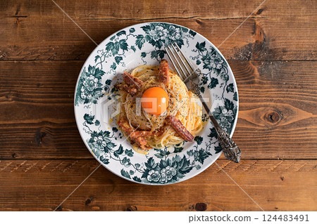 米飯義大利麵 米飯義大利麵 124483491