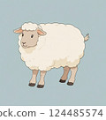 white sheep 124485574