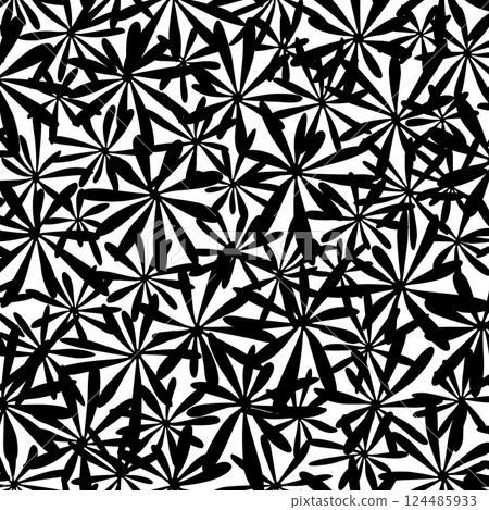 Abstract and cute floral pattern perfect for textiles, 124485933