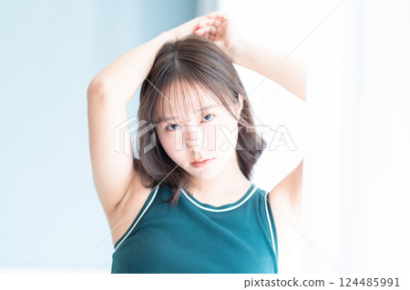 Image of armpit hair removal during cosmetic surgery Image of armpit hair removal during cosmetic surgery 124485991