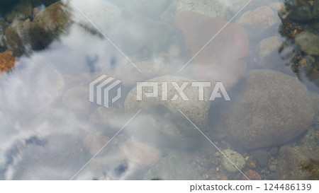 Photos of rocks in unspoiled water. 124486139