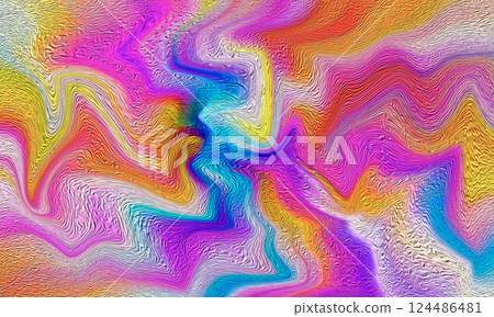 colorful sunburst digital oil paint background colorful sunburst digital oil paint background 124486481