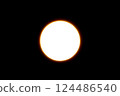 Partial solar eclipse. Eclipse seen from Spain, visible thanks to the country's clear skies. Eclipse of 2025. 124486540