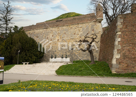 The ancient fortress in Belgrade, Serbia The ancient fortress in Belgrade, Serbia 124486565