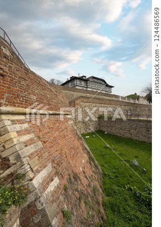 The ancient fortress in Belgrade, Serbia The ancient fortress in Belgrade, Serbia 124486569