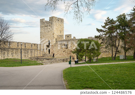 The ancient fortress in Belgrade, Serbia The ancient fortress in Belgrade, Serbia 124486576