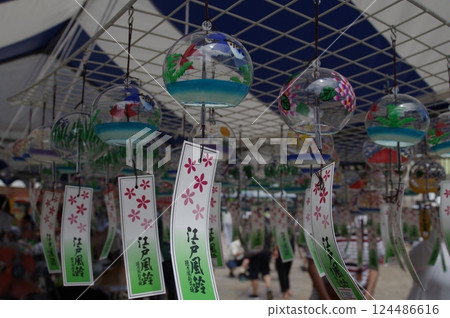 Edo Wind Chimes: A Seasonal Summer Feature in Yamato 2 Edo Wind Chimes: A Seasonal Summer Feature in Yamato 2 124486616