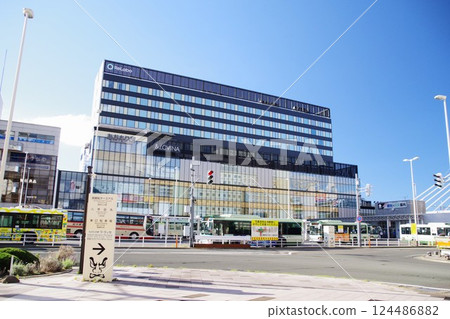 青森站:新青森車站:青森車站東口大樓 青森站:新青森車站:青森車站東口大樓 124486882