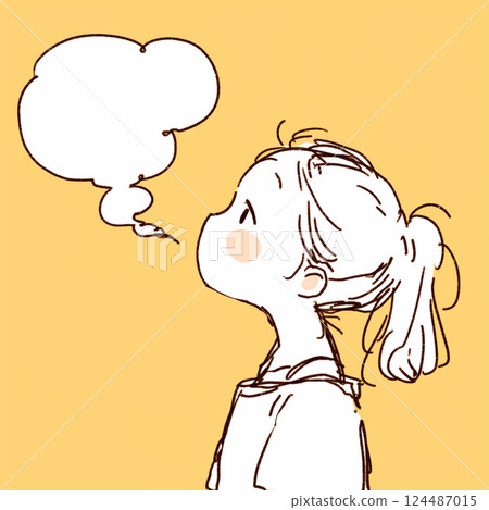 [對話泡泡] 思維簡單的女孩與對話泡泡 124487015