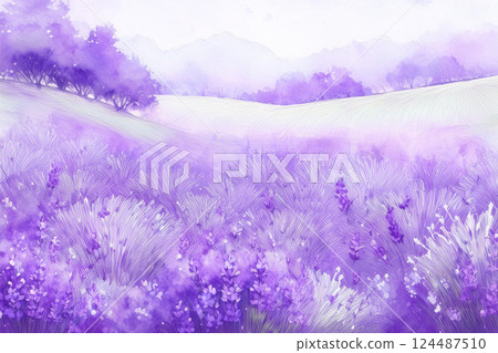Lavender *Spring flower background material Lavender *Spring flower background material 124487510