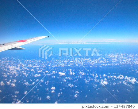 Landscape seen from an airplane Landscape seen from an airplane 124487840