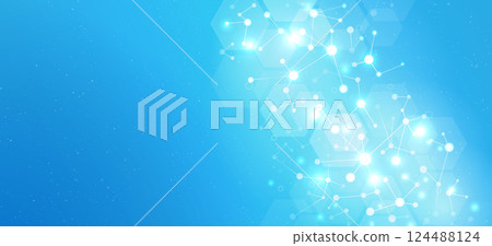 Abstract medical background. Science concept, DNA background, molecule pattern. Abstract medical background. Science concept, DNA background, molecule pattern. 124488124