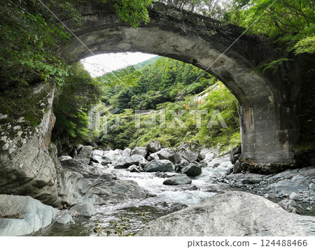 愛媛縣西條市三璧峽風景 愛媛縣西條市三璧峽風景 124488466