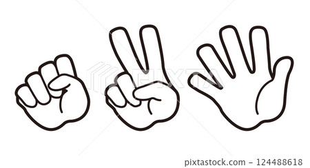 Rock Paper Scissors Set Rock Paper Scissors Set 124488618