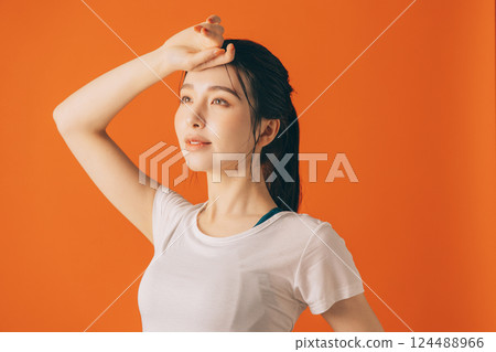 Hot yoga image 124488966