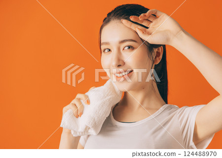 Hot yoga image Hot yoga image 124488970