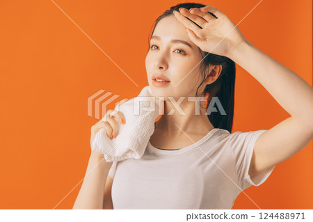 熱瑜珈圖片 124488971