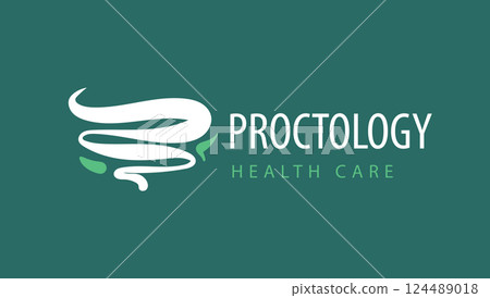 Logo for proctology. Vector illustration 124489018