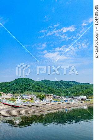 北海道羅臼的小漁港祭 124489089