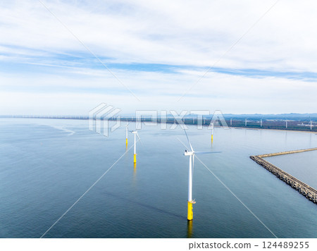 Offshore wind power generation in Akita (Akita City, Katagami City, Akita Prefecture) Offshore wind power generation in Akita (Akita City, Katagami City, Akita Prefecture) 124489255