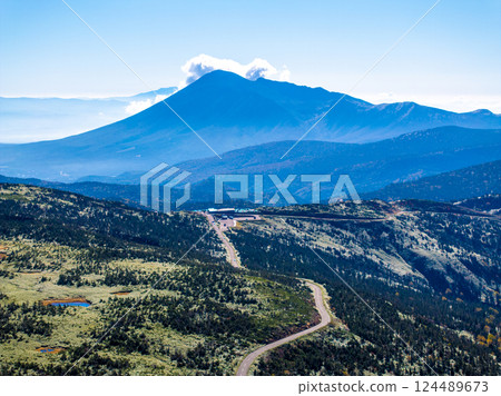 Hachimantai Aspite Line in autumn (Semboku City, Akita Prefecture) 124489673