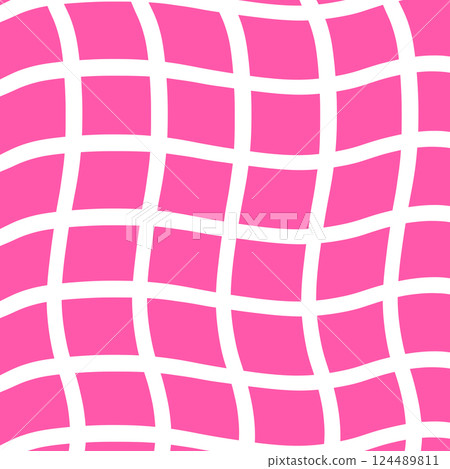 seamless pattern with hand drawn lines 124489811