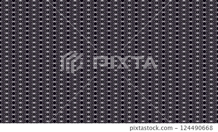 Hemp leaf pattern 124490668