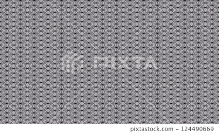 Hemp leaf pattern 124490669