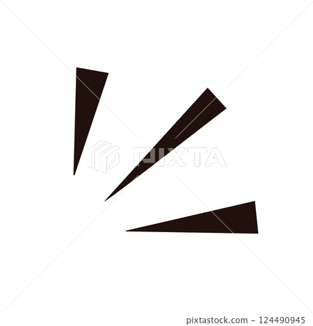 Icons that represent awareness, discovery, attention, and emphasis 124490945