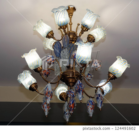 Kyiv, Ukraine September 1, 2023: Interior of the Kyiv State Puppet Theater in the city of Kyiv 124491602