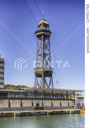Jaume I tower, Port Vell of Barcelona, Catalonia, Spain Jaume I tower, Port Vell of Barcelona, Catalonia, Spain 124491768