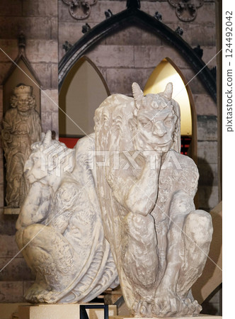 Statue Chimera in the store "Dream Town" in the city of Kiev Statue Chimera in the store "Dream Town" in the city of Kiev 124492042